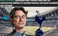 弗兰克建议足球比赛调整暂停规则和手球规则