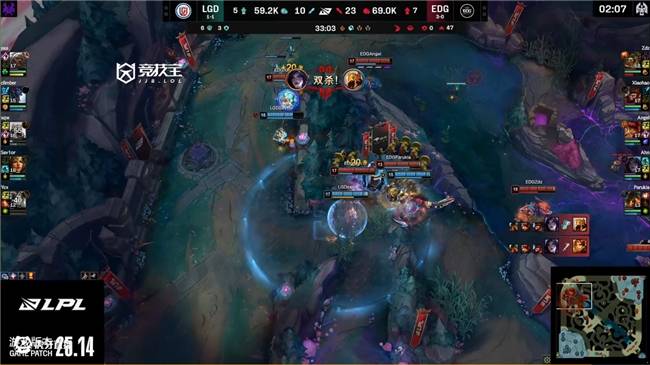LOL-LPL：ahn卡莎天神下凡豪取四杀 EDG2-0轻取LGD