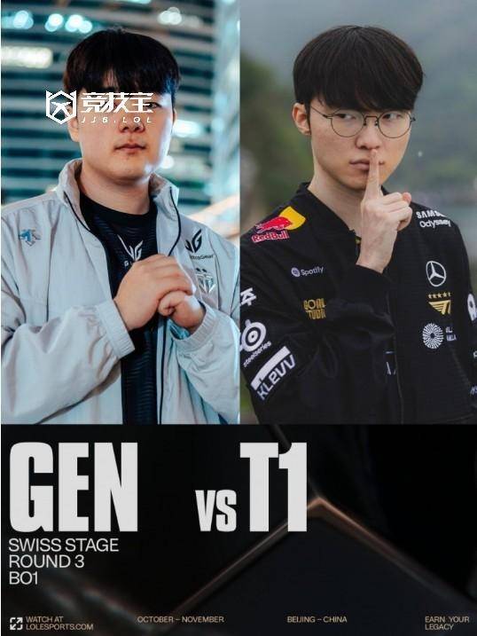 「竞技宝」LOL-S15小组赛：GEN横扫T1晋级